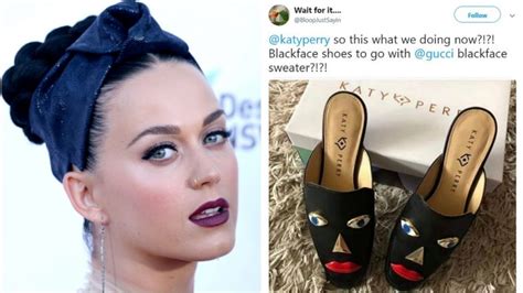 gucci and katy perry black face|Katy Perry's Shoe Line Faces Blackface Backlash .